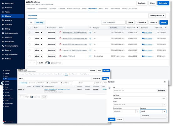 clio screenshot