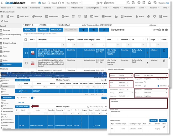 smartadvocate screenshot