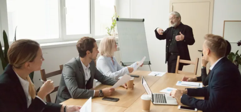 Law firm coaching meeting